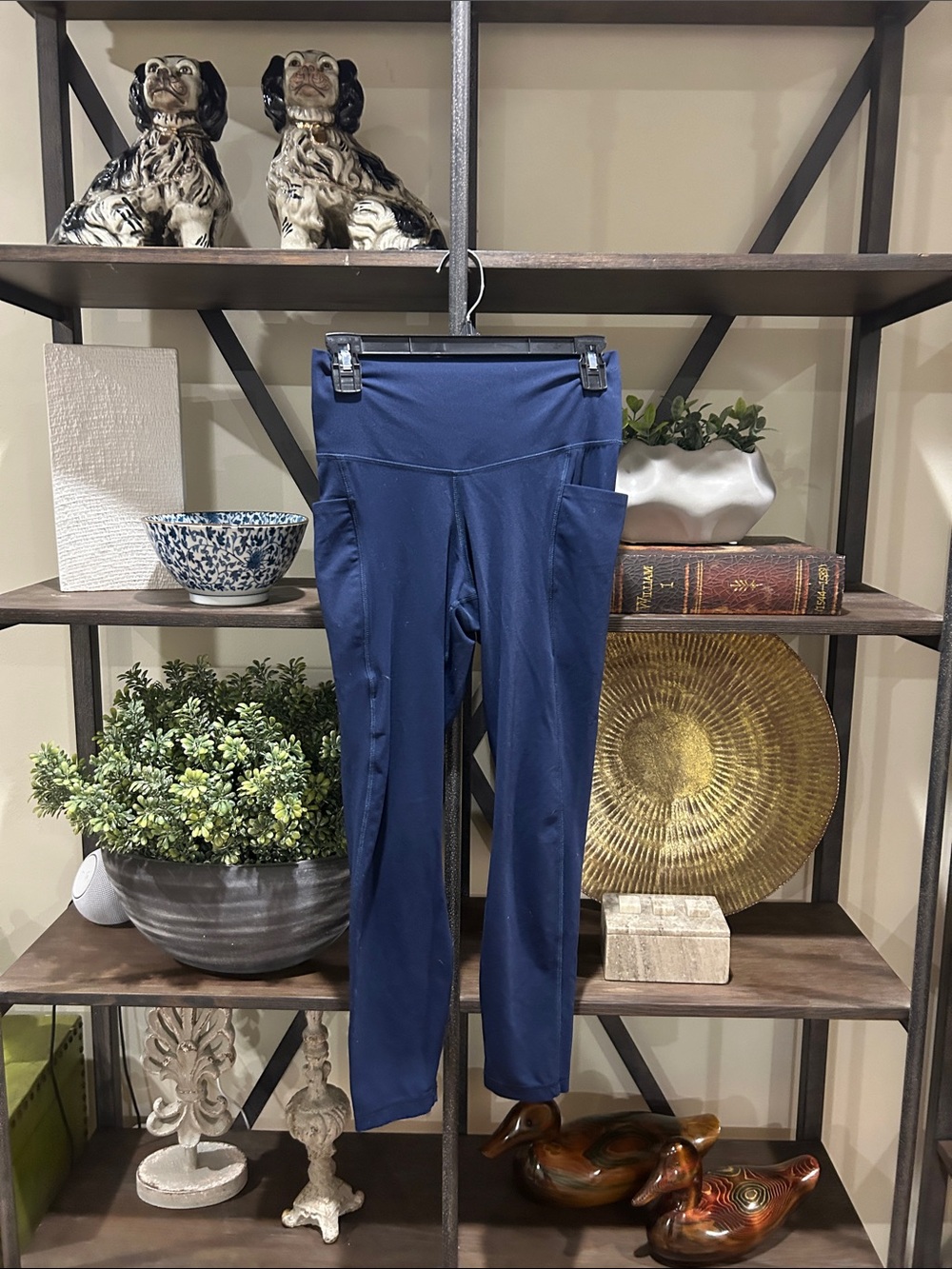 Navy Blue Performance Leggings